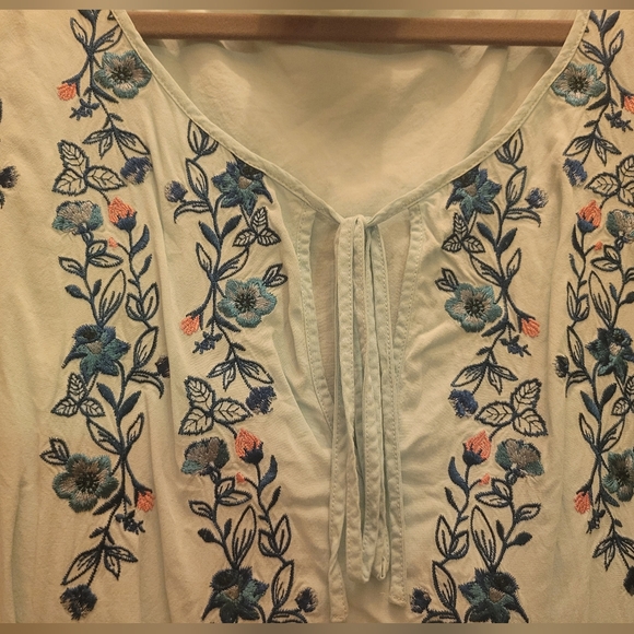 Lane Bryant Banded Peasant Top. Size 22 - Picture 1 of 4